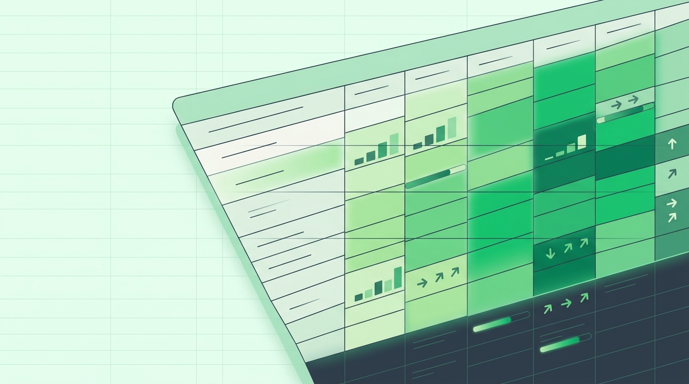 Bedingte Formatierung: Daten mit Farben visualisieren